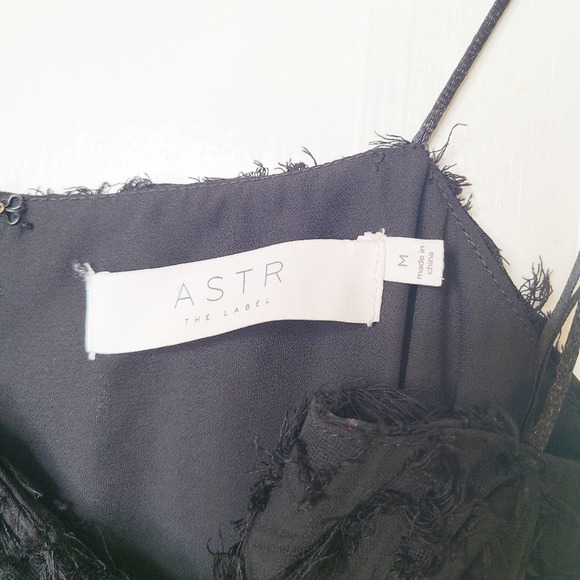 ASTR the Label Livia Black Eyelash Feather Dress - Picture 4 of 7